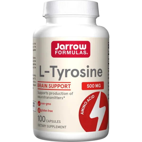 Jarrow Formulas - L-Tyrozyna, 500mg, 100 kapsułek