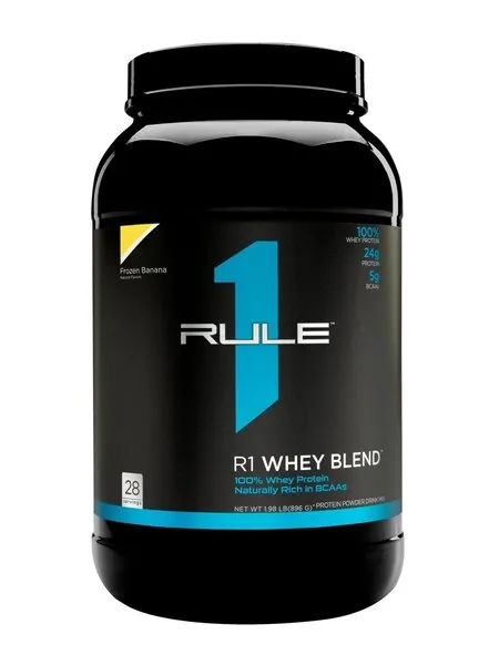 Rule One - R1 Whey Blend, Odżywka Białkowa, Frozen Banana, Proszek, 896g