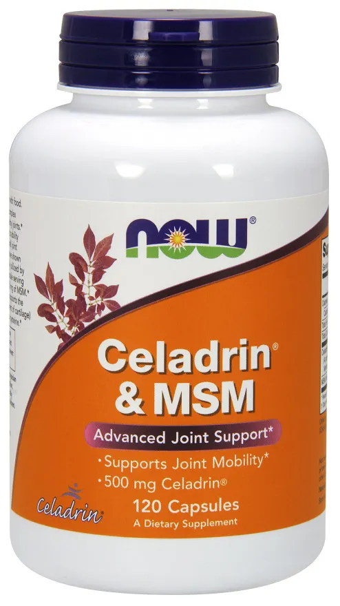 NOW Foods - Celadrin & MSM, 500mg, 120 kapsułek