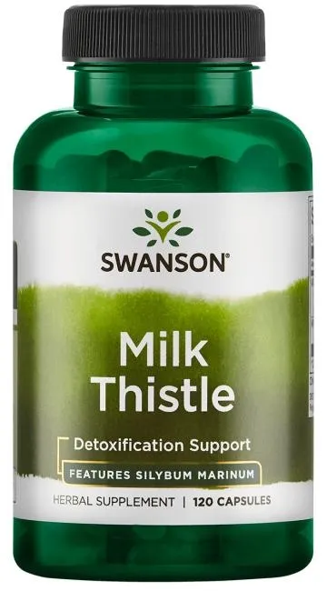 Swanson - Milk Thistle Standardized (Ostropest Plamisty), 250mg, 120 kapsułek