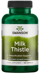 Swanson - Milk Thistle Standardized (Ostropest Plamisty), 250mg, 120 kapsułek