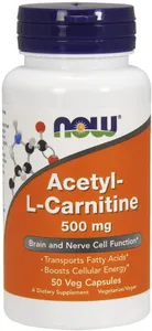NOW Foods - Acetyl L-Karnityna, 500mg, 50 vkaps
