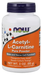 NOW Foods - Acetyl L-Karnityna, Proszek, 85g