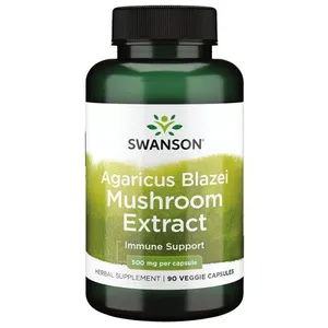 Swanson - Grzyby Agaricus Blazei, 500mg, 90 vkaps