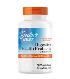 Doctor's Best - Probiotyki, 2 Mialiardy, z LactoSpore, 60 vkaps