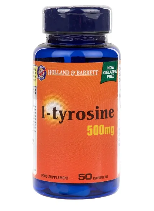 L-Tyrosine, 500mg - 50 caps