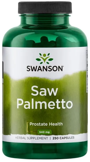 Swanson - Saw Palmetto (Palma Sabałowa), 540mg, 250 kapsułek