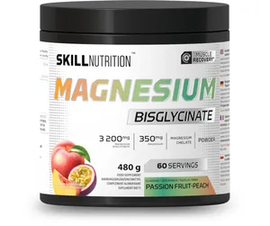 Skill Nutrition - Bisglicynianu Magnezu, Marakuja-Brzoskwinia, 480g