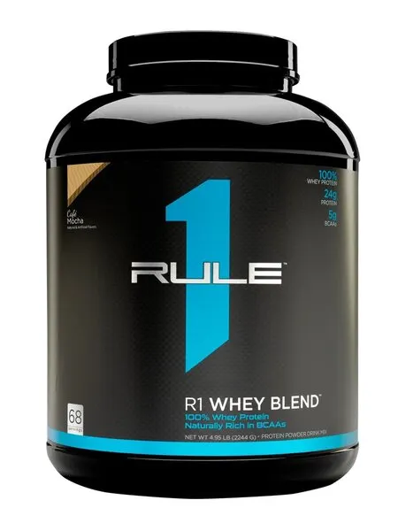 Rule One - R1 Whey Blend, Odżywka Białkowa, Cafe Mocha, Proszek, 2244g