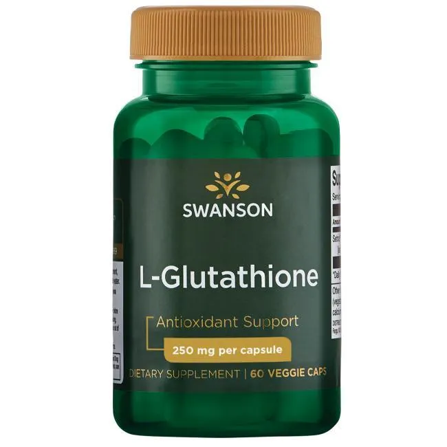 Swanson - L-Glutathione, 250mg, 60 vkaps