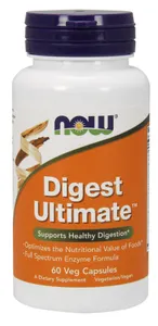 NOW Foods - Digest Ultimate, Enzymy Trawienne, 60 vkaps
