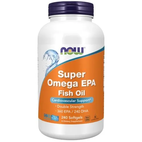 NOW Foods - Super Omega EPA Molecularly Distilled, 240 kapsułek miękkich