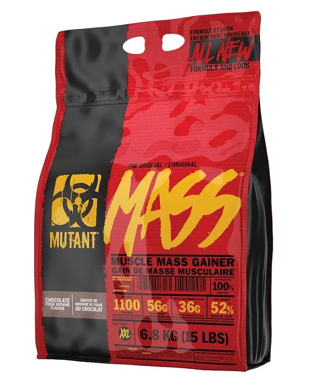 Mutant - Mass, Gainer,  Chocolate Fudge Brownie, Proszek, 6800g