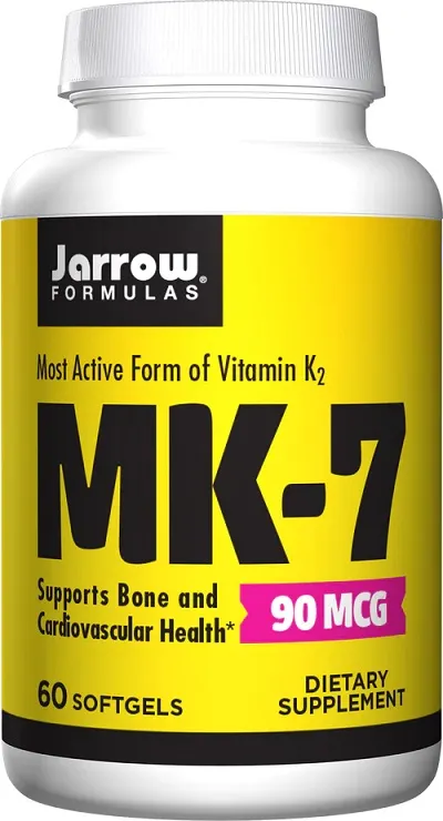 Jarrow Formulas - Witamina K2 MK-7, 90 mcg, 60 kapsułek miękkich