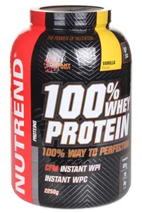 Nutrend - 100% Whey Protein, Wanilia, Proszek, 2250g