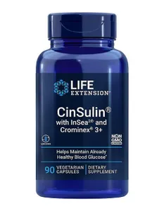 Life Extension - CinSulin with InSea2 & Crominex 3+ - 90 vkaps