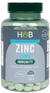 Holland & Barrett - Cynk, 25mg, 240 tabletek