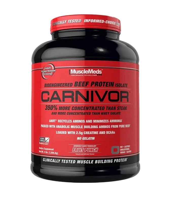 MuscleMeds - Carnivor, Fruit Punch, Proszek, 1808g