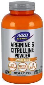 Now Foods - Arginina i Cytrulina, Proszek, 340g