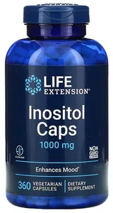 Life Extension - Inositol Caps, 1000 mg, 360 vkaps