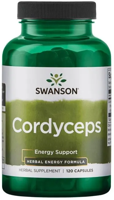 Swanson - Kordyceps, 600mg, 120 kapsułek