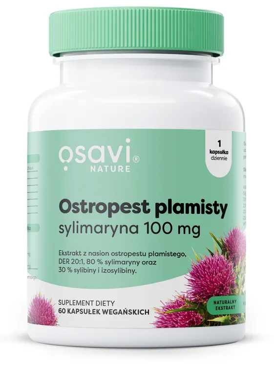 Osavi - Ostropest Plamisty, Sylimaryna 100mg, 60 vkaps