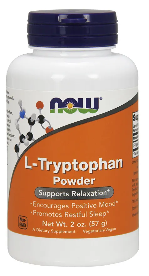 NOW Foods - L-Tryptofan, Proszek, 57g