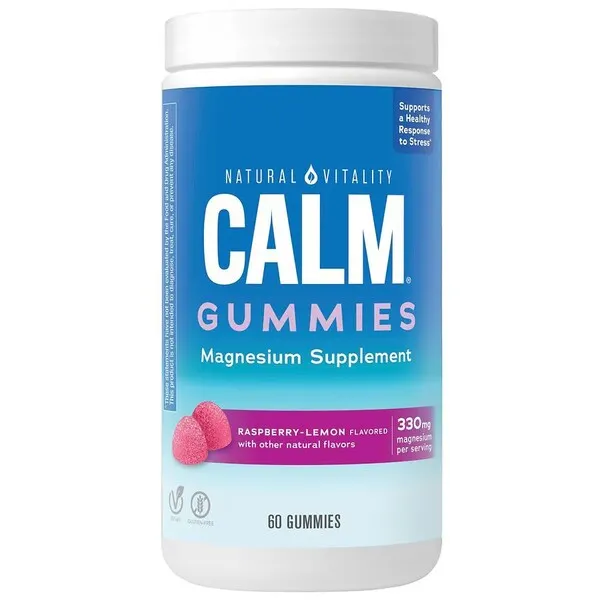 Natural Vitality - Calm Gummies, Raspberry Lemon, 60 żelek