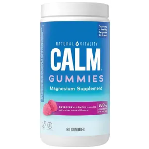 Natural Vitality - Calm Gummies, Raspberry Lemon, 60 żelek