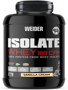 Weider - Izolat, Isolate Whey 100 CFM, Vanilla Cream, Proszek, 2000g