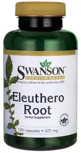 Swanson - Eleuthero Root (Żeń-Szeń Syberyjski), 425mg, 120 kapsułek