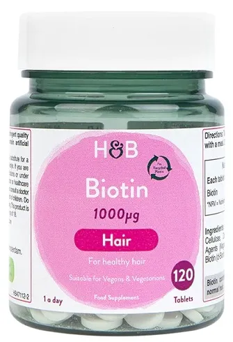 Holland & Barrett - Biotyna, 1000mcg, 120 tabletek