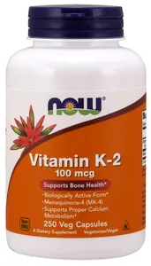 NOW Foods - Witamina K-2, 100mcg, 250 vkaps