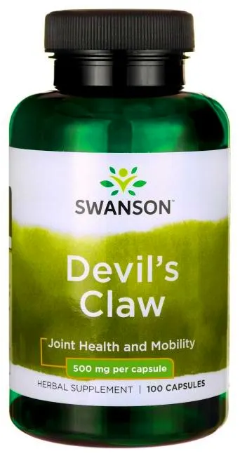 Swanson - Devil's Claw (Czarci Pazur), 500 mg, 100 kapsułek