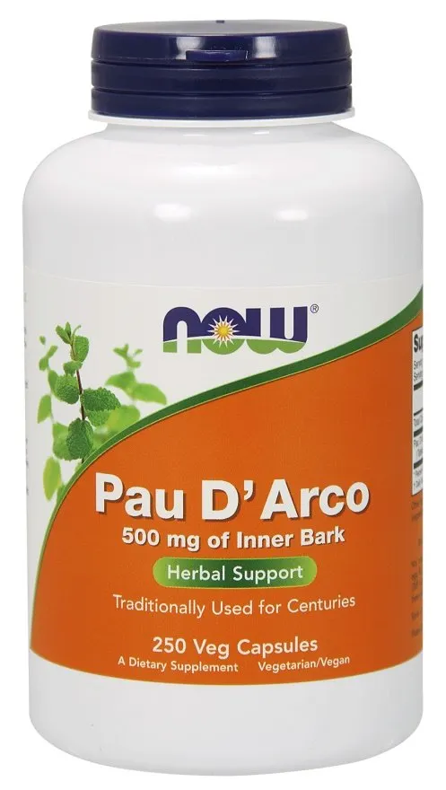 NOW Foods - Pau D'Arco, 500 mg, 250 vkaps