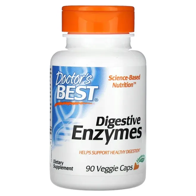 Doctor's Best - Digestive Enzymes, 90 vkaps