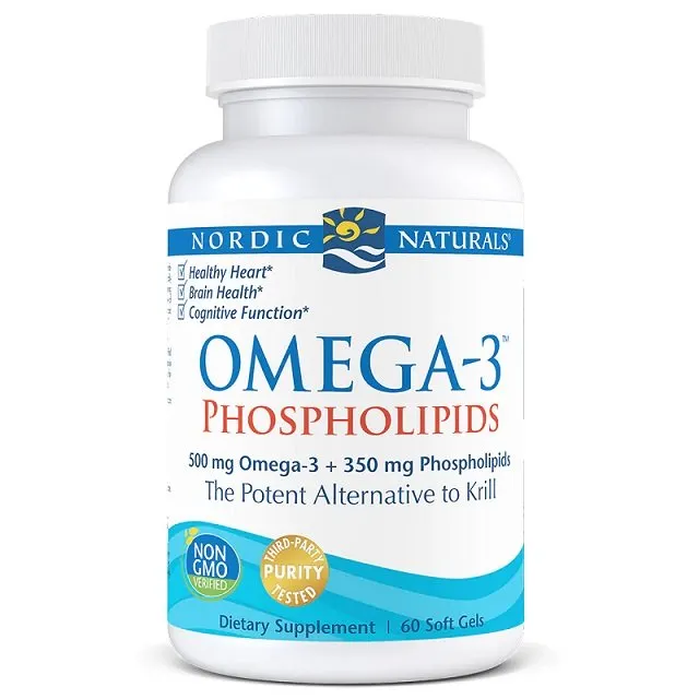 Nordic Naturals - Omega-3 Phospholipids, 500mg, 60 kapsułek miękkich