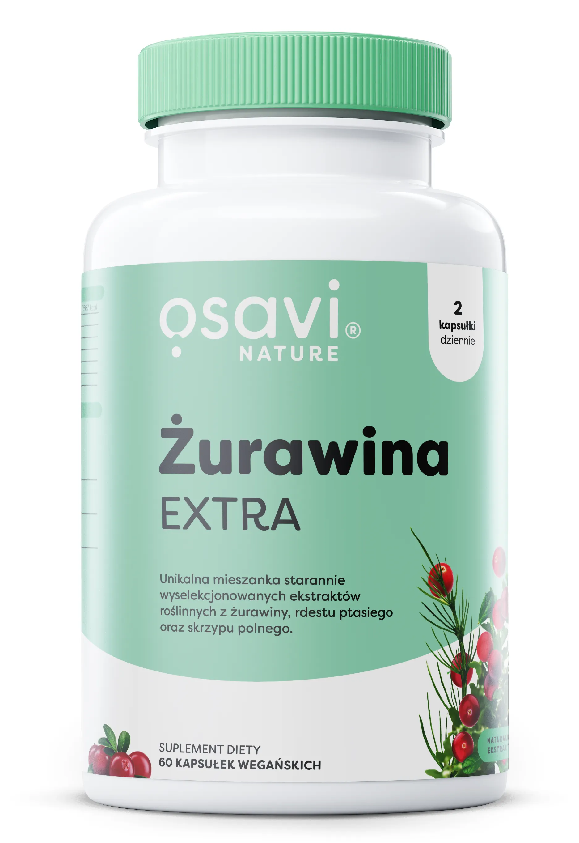 Osavi - Żurawina EXTRA, 60 vkaps