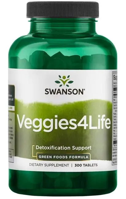 Swanson - Veggies4Life, 300 tabletek