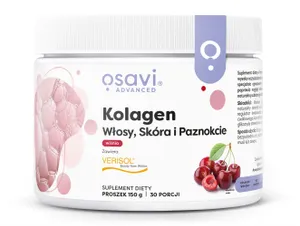 Osavi - Kolagen Włosy, Skóra i Paznokcie, Wiśnia, Proszek, 150g