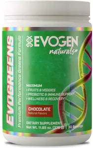 Evogen - Evogreens Naturals, Czekolada, Proszek, 336g