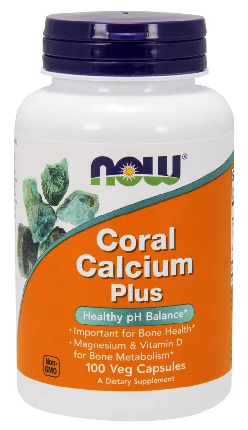 NOW Foods - Coral Calcium Plus, 100 vkaps