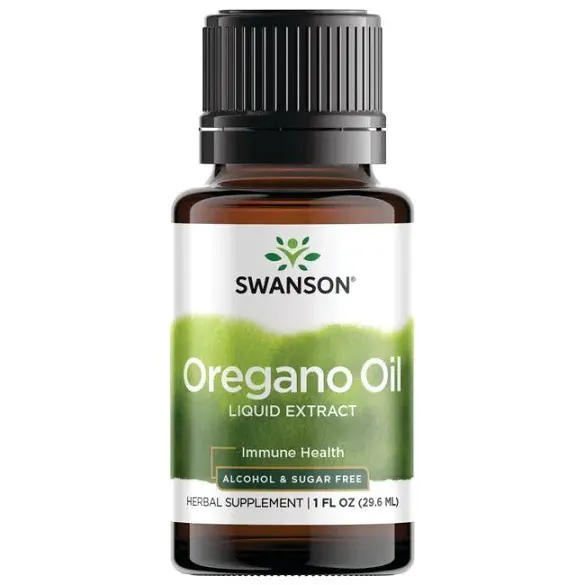 Swanson - Olejek z Oregano, Bezalkoholowy i Bezcukrowy, Płyn, 29 ml