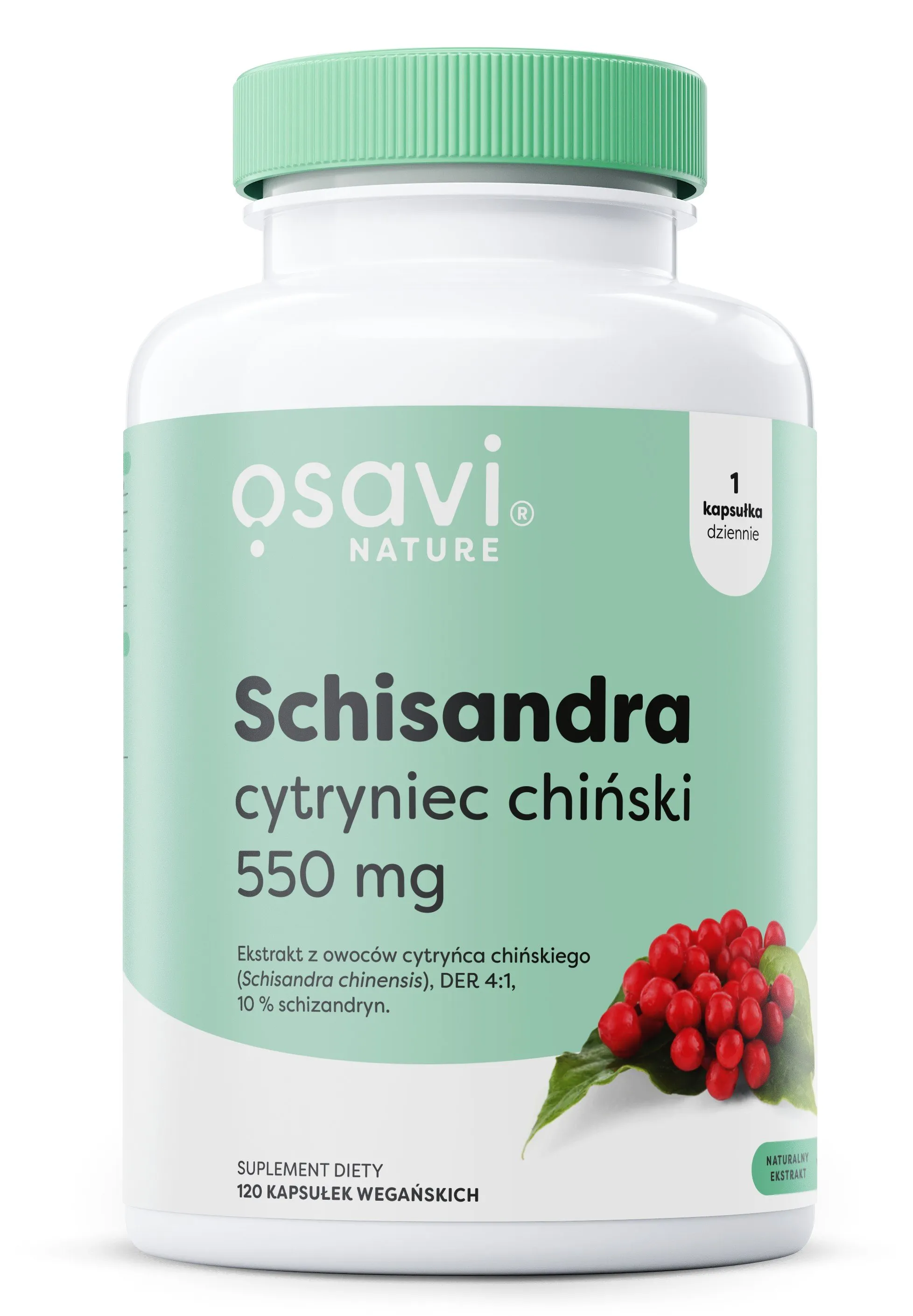 Osavi - Schisandra Cytryniec Chiński, 550 mg, 120 vkaps