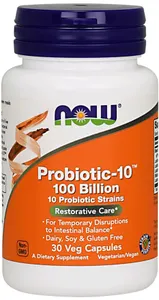 NOW Foods - Probiotic-10, 100 Billion, Probiotyk, 30 vkaps