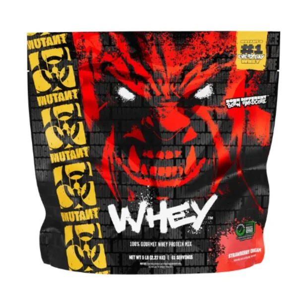 Mutant -  Whey, Odżywka Białkowa, Strawberry Cream, Proszek, 2270g