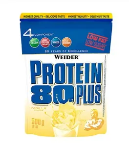 Weider - Białko 80 Plus, Wanilia, Proszek, 500g