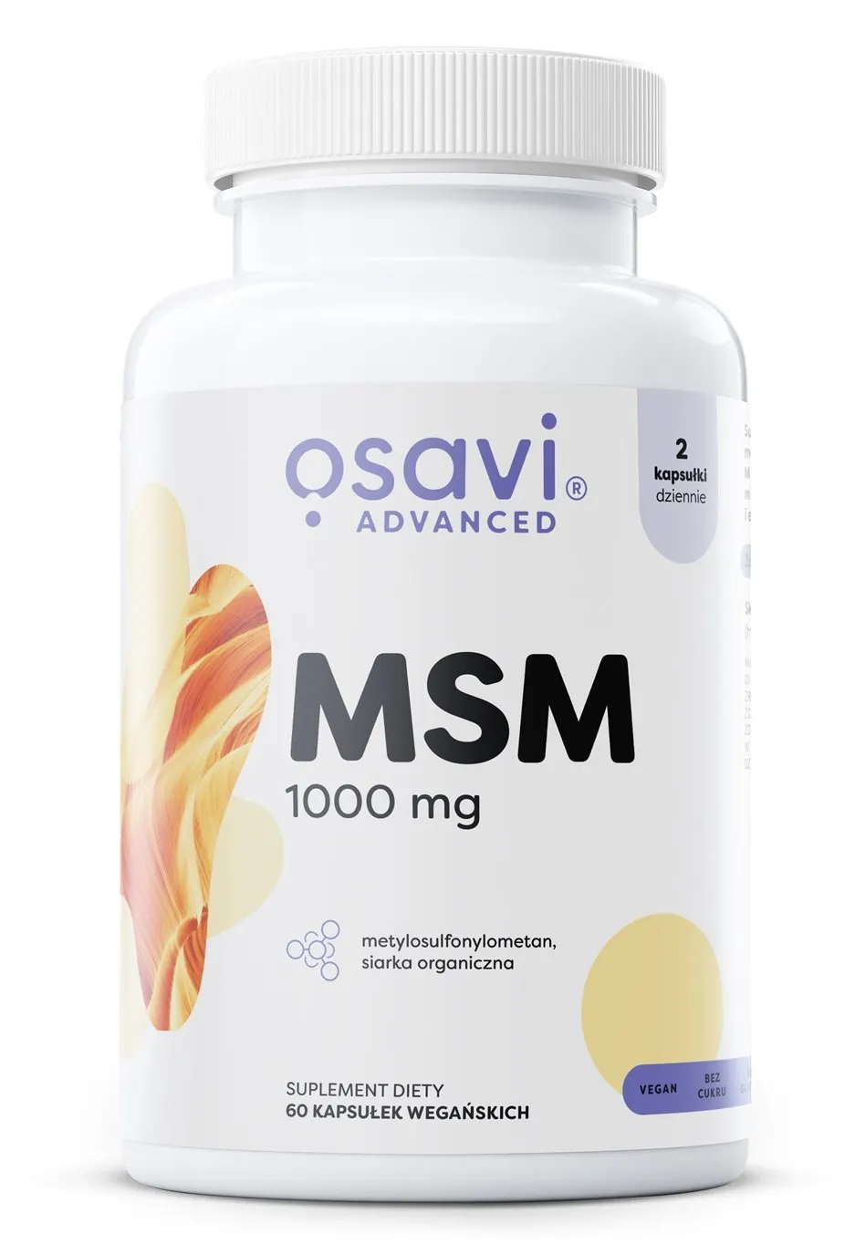 Osavi - MSM, 1000mg, 60 vkaps