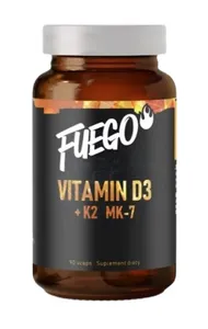 Fuego - Witamina D3 + K2 MK-7, 90 vkaps