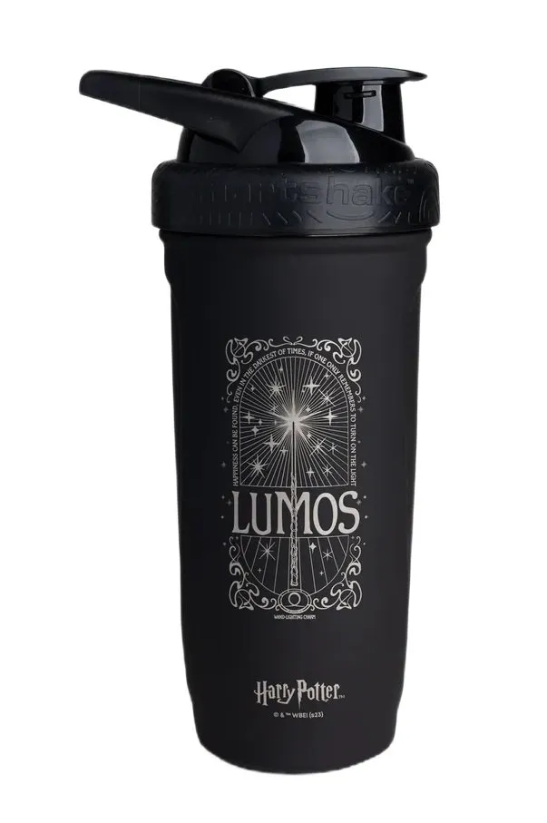 SmartShake - Harry Potter Collection Stainless Steel Shaker, Lumos, Pojemność, 900 ml